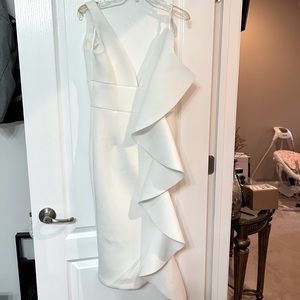 Lavish Alice white strappy dress